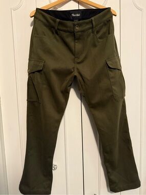 Hookè Men's Olive Cargo Trousers — Utility Style